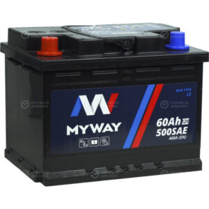 Автомобильный аккумулятор MyWay 60 Ач